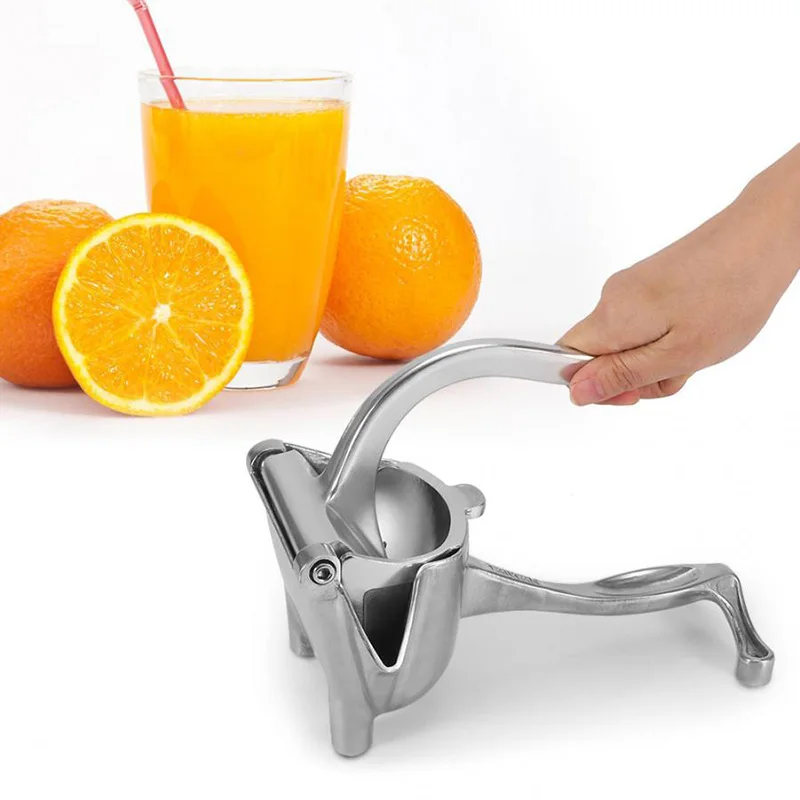 Zogift Stainless Steel Manual Alloy Fruit Hand Squeezer Lemon Orange Sugarcane Juicer Citrus Extractor Machine, Metal
Zogift Stainless Steel Manual Alloy Fruit Hand Squeezer Lemon Orange Sugarcane Juicer Citrus Extractor Machine, Metal
