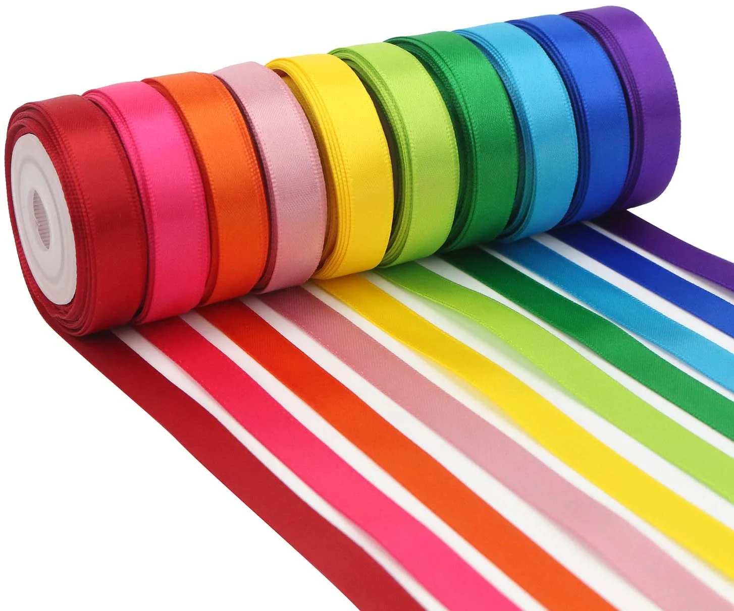 Ribbons Satin Ribbon Metallic Glitter Ribbons Rolls Craft for Floral Bouquet Gift Wrapping Bows Wedding Shower Decoration
Ribbons Satin Ribbon Metallic Glitter Ribbons Rolls Craft for Floral Bouquet Gift Wrapping Bows Wedding Shower Decoration
