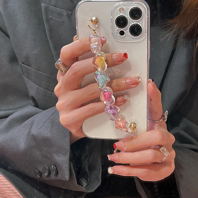 Luxury Love Heart Bracelet Wrist Chain Clear Back Cover Silicone Mobile Phone Case For iphone 13 12 11 Pro Max XR 7 8 plus SE
Luxury Love Heart Bracelet Wrist Chain Clear Back Cover Silicone Mobile Phone Case For iphone 13 12 11 Pro Max XR 7 8 plus SE