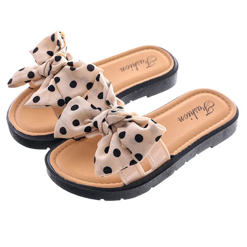 Ready to ship wholesale children's slippers summer girls sandals bows non-slip outer wear girls soft bottom slippers
Ready to ship wholesale children's slippers summer girls sandals bows non-slip outer wear girls soft bottom slippers