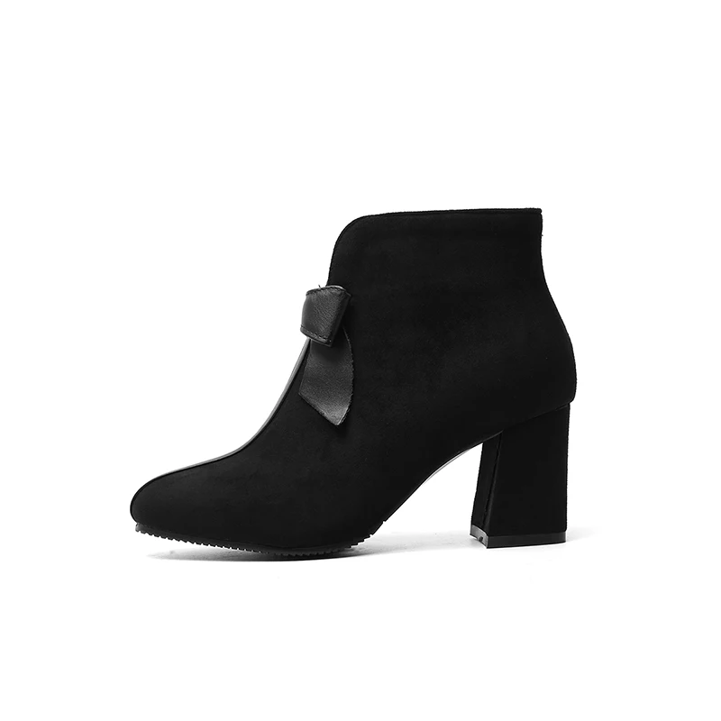 New Round Toe Suede Leather Splicing Chunky Heel Women Ankle Fashion Boots, Black/ecru/green
New Round Toe Suede Leather Splicing Chunky Heel Women Ankle Fashion Boots, Black/ecru/green