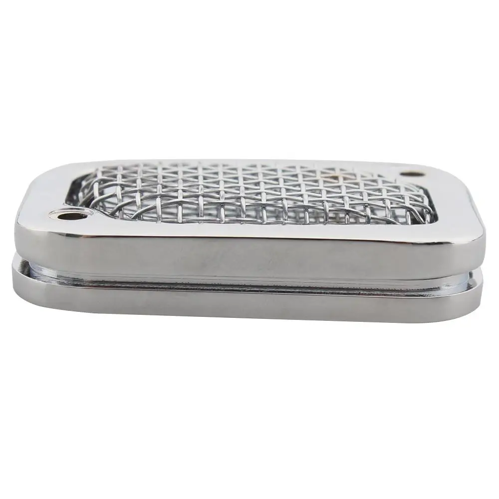Chrome Front Brake Fluid Reservoir Cover Master Cylinder For Harley Softail Fat Bob FXFB Fat Boy FLSTF Heritage Classic Slim