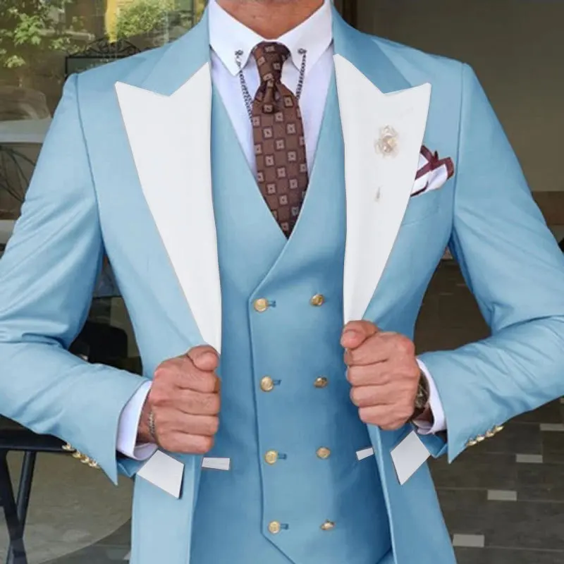 2023 New Suit Male Three-piece Bridegroom Best Man Wedding Big Size Suit Male Business
2023 New Suit Male Three-piece Bridegroom Best Man Wedding Big Size Suit Male Business