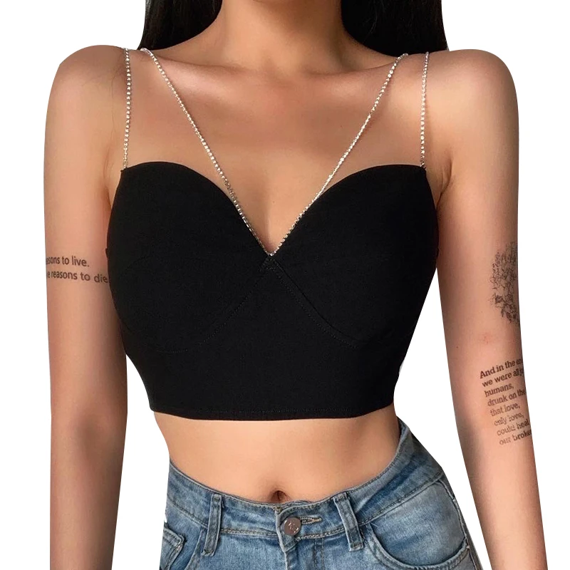 2021 New Style Fashion Spring Summer Crop Top Tank Top Shiny Strap Camisole Women's Camisole, Picture
2021 New Style Fashion Spring Summer Crop Top Tank Top Shiny Strap Camisole Women's Camisole, Picture