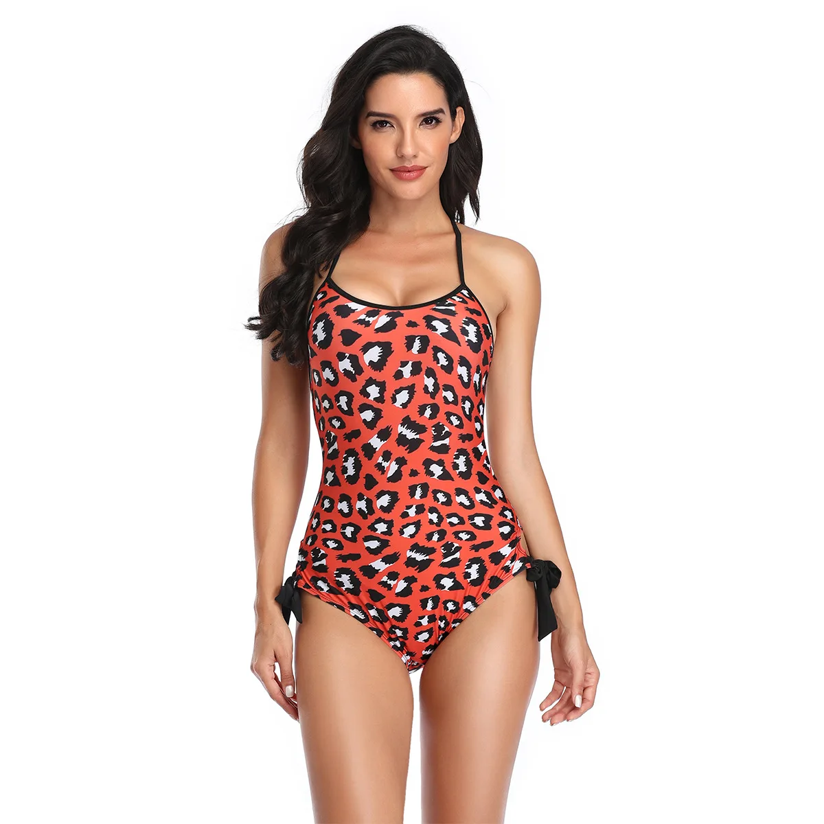 Fresh style sexy bikini leopard print cross strap 1 piece swimsuit ladies tight swimwear, Shown
Fresh style sexy bikini leopard print cross strap 1 piece swimsuit ladies tight swimwear, Shown