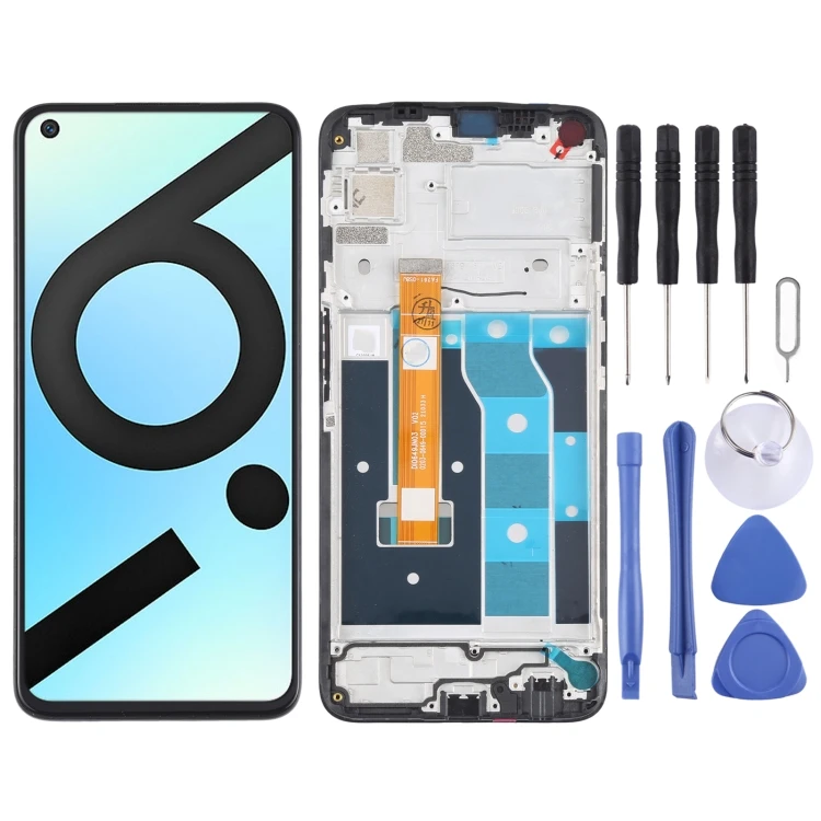 LCD Screen and Digitizer Full Assembly with Frame for OPPO Realme 6i RMX2002 
LCD Screen and Digitizer Full Assembly with Frame for OPPO Realme 6i RMX2002