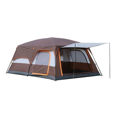 Family Camping Tent Double Layers Waterproof largee tents for Camping Hiking Picnic
Family Camping Tent Double Layers Waterproof largee tents for Camping Hiking Picnic