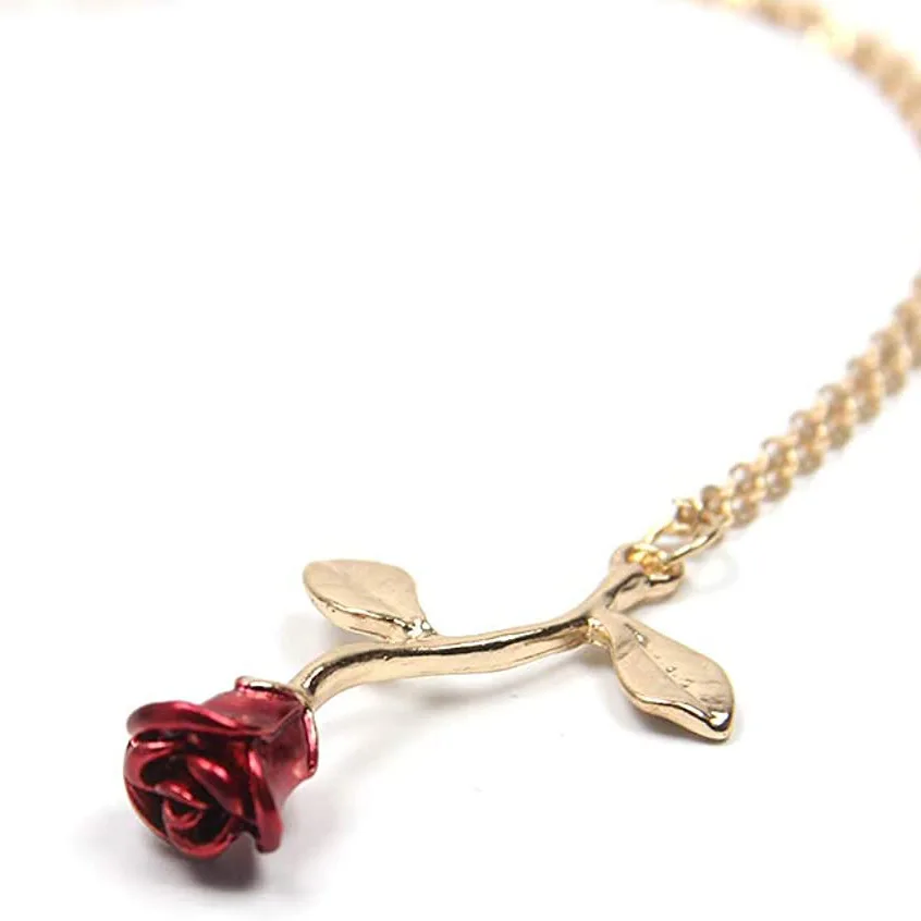 Personalized Necklace 18k Gold Silver Flower Charm Rose Pendant Neck Accessory Women
Personalized Necklace 18k Gold Silver Flower Charm Rose Pendant Neck Accessory Women