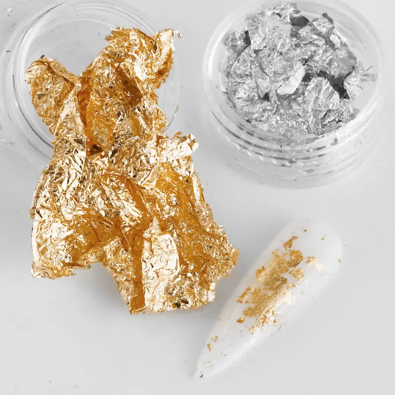 1 Box Gold Silver Aluminum Nail Art Foil Sticker Paper 3d Glitter UV Gel Polish Design Nail Decoration Tools
1 Box Gold Silver Aluminum Nail Art Foil Sticker Paper 3d Glitter UV Gel Polish Design Nail Decoration Tools