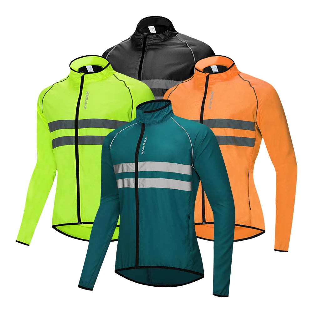 WOSAWE Reflective Cycling Jacket Breathable Ultra-light Windproof Wind Coat Bicycle Jersey Road MTB Bike Windbreaker Jacket Men, Black,green,orange,navy
WOSAWE Reflective Cycling Jacket Breathable Ultra-light Windproof Wind Coat Bicycle Jersey Road MTB Bike Windbreaker Jacket Men, Black,green,orange,navy