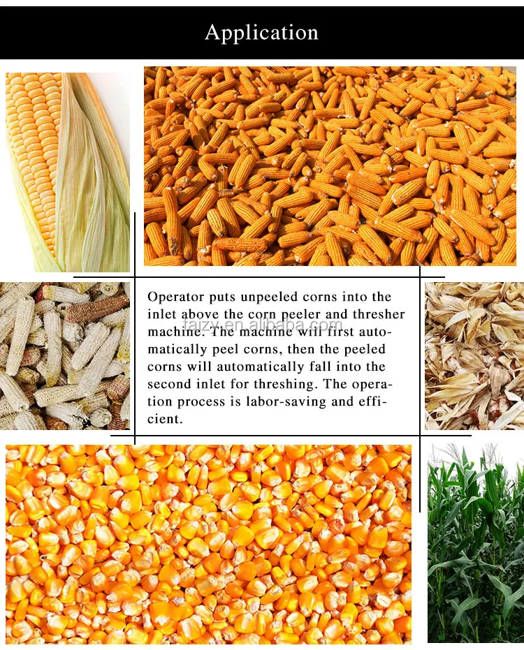 corn shelling machine maize peeler and thresher petrol corn sheller machine