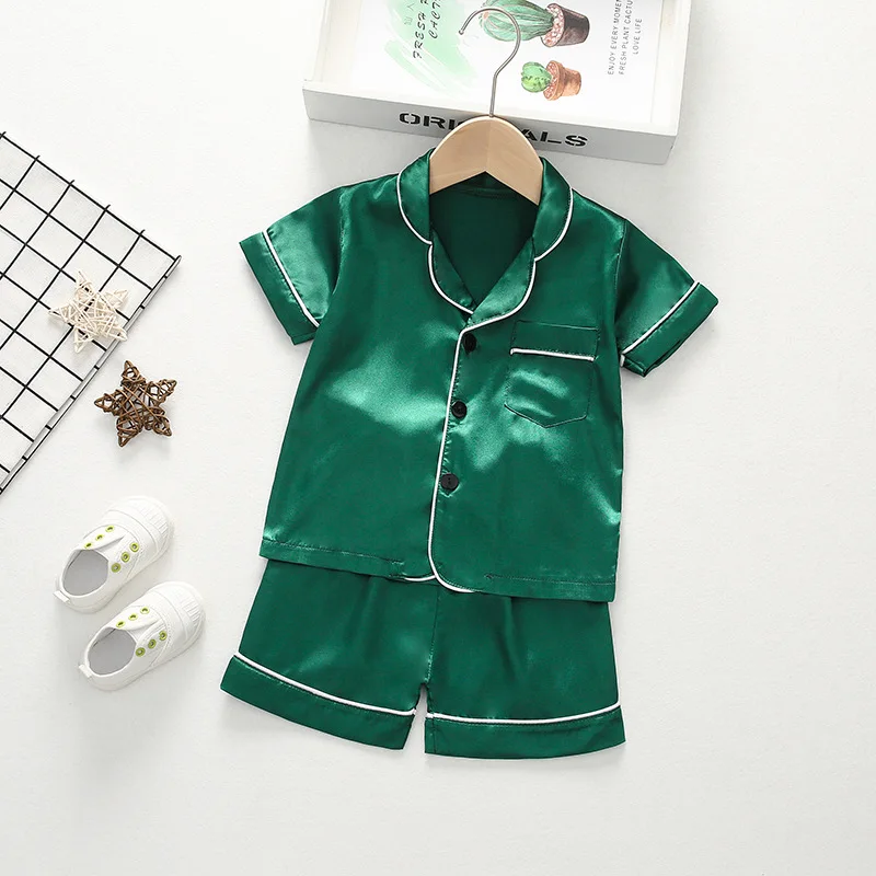 Custom drop shipping custom Solid color kids clothing summer short sleeve Baby pajamas Sets baby boy and girl 2 piece set
Custom drop shipping custom Solid color kids clothing summer short sleeve Baby pajamas Sets baby boy and girl 2 piece set