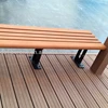 2016 New design with stainless steel clip wpc decking