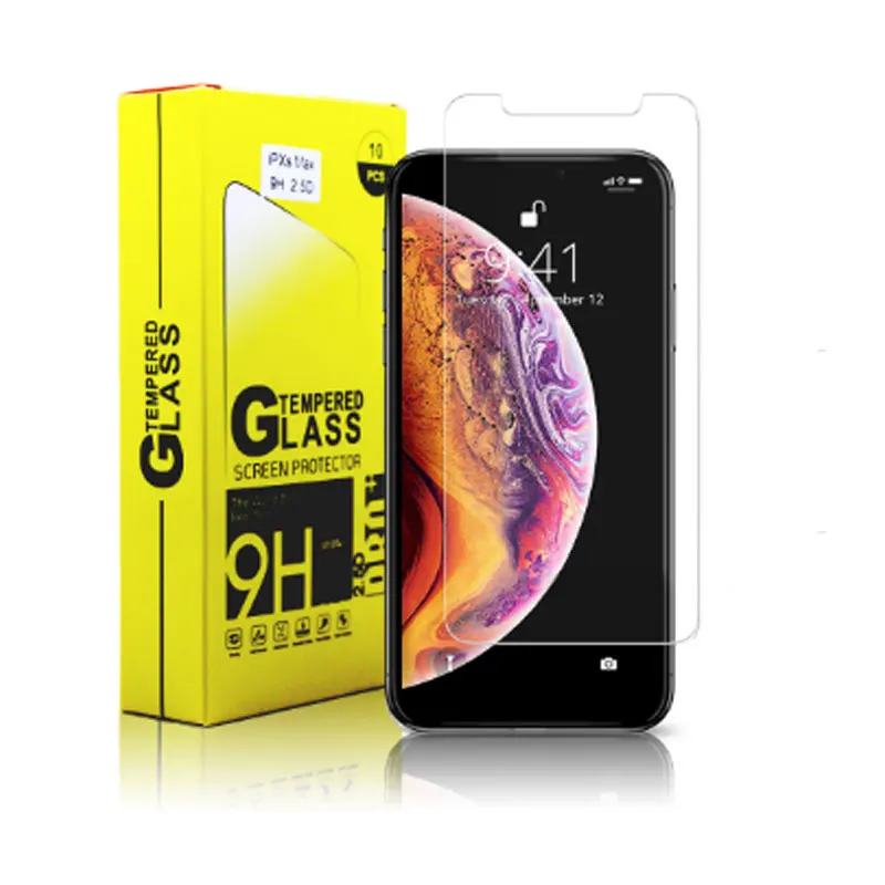 High Quality 2.5D 9H Tempered Screen Glass For Iphone 12 11 pro Max X XS XR 8 7 6 Mobile Tempered Glass Screen Protector
High Quality 2.5D 9H Tempered Screen Glass For Iphone 12 11 pro Max X XS XR 8 7 6 Mobile Tempered Glass Screen Protector