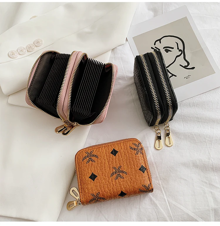 Luxury Brand PU Leather Women Top Double Zipper Coin Purses Custom Design Clutch Wallet Female Money Credit Card Holder Style
Luxury Brand PU Leather Women Top Double Zipper Coin Purses Custom Design Clutch Wallet Female Money Credit Card Holder Style