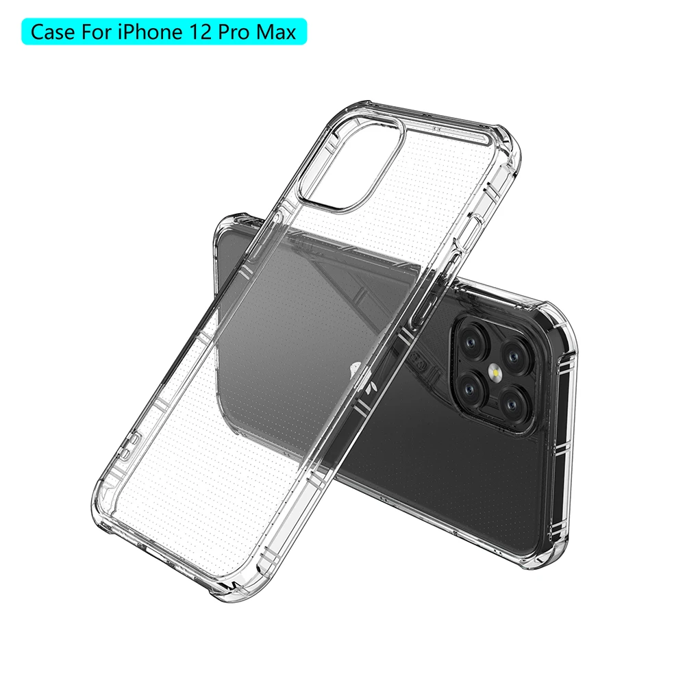 Wholesale Mobile Cell Phone Case Soft TPU Clear Shockproof Case for iphone 12 pro max series Back Cover
Wholesale Mobile Cell Phone Case Soft TPU Clear Shockproof Case for iphone 12 pro max series Back Cover