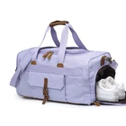 Custom Sports Duffel Gym Bag Travel Weekland Bag with Shoes Compartment