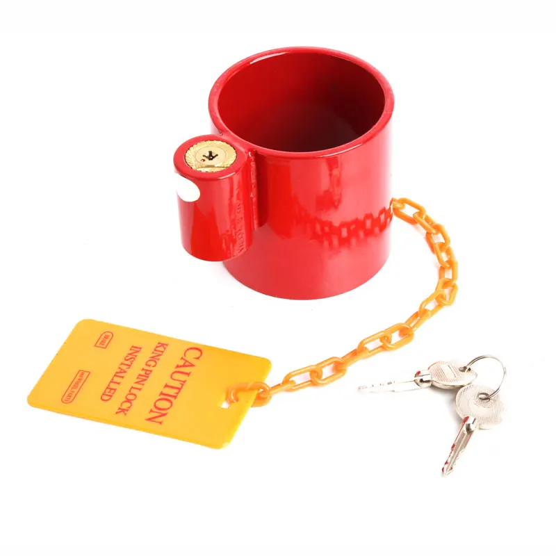 Winmax Heavy Duty Steel Kingpin Lock 5Th Wheel Trailer Lock King Pin Red Lock with Bright Yellow Caution Tag
Winmax Heavy Duty Steel Kingpin Lock 5Th Wheel Trailer Lock King Pin Red Lock with Bright Yellow Caution Tag