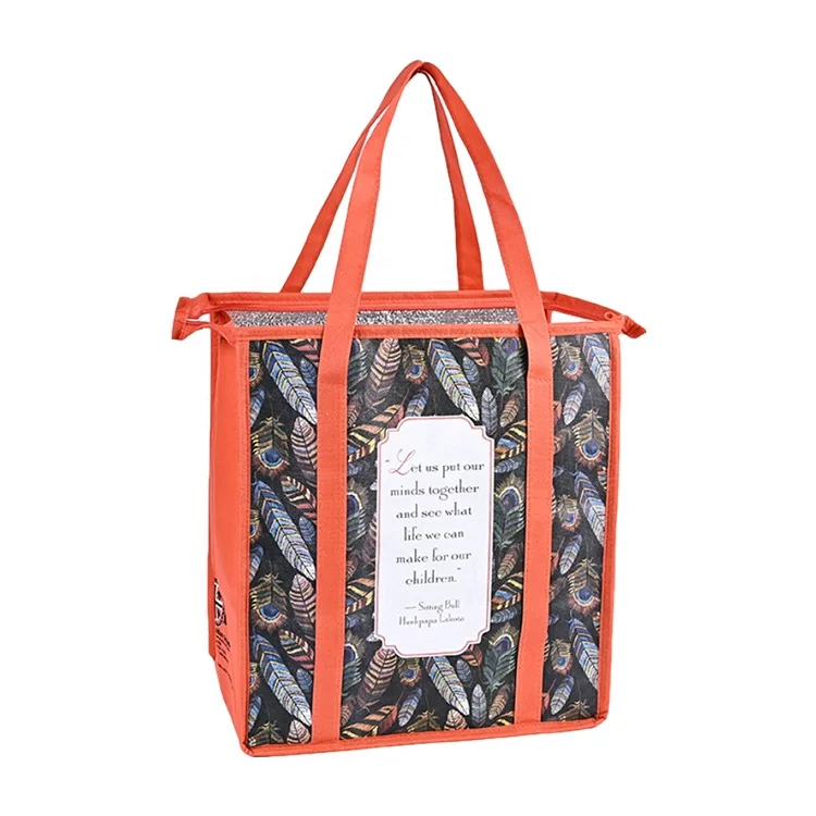 High quality large eco friendly tote laminated cake carrie non woven cooler bag, Customized color
High quality large eco friendly tote laminated cake carrie non woven cooler bag, Customized color