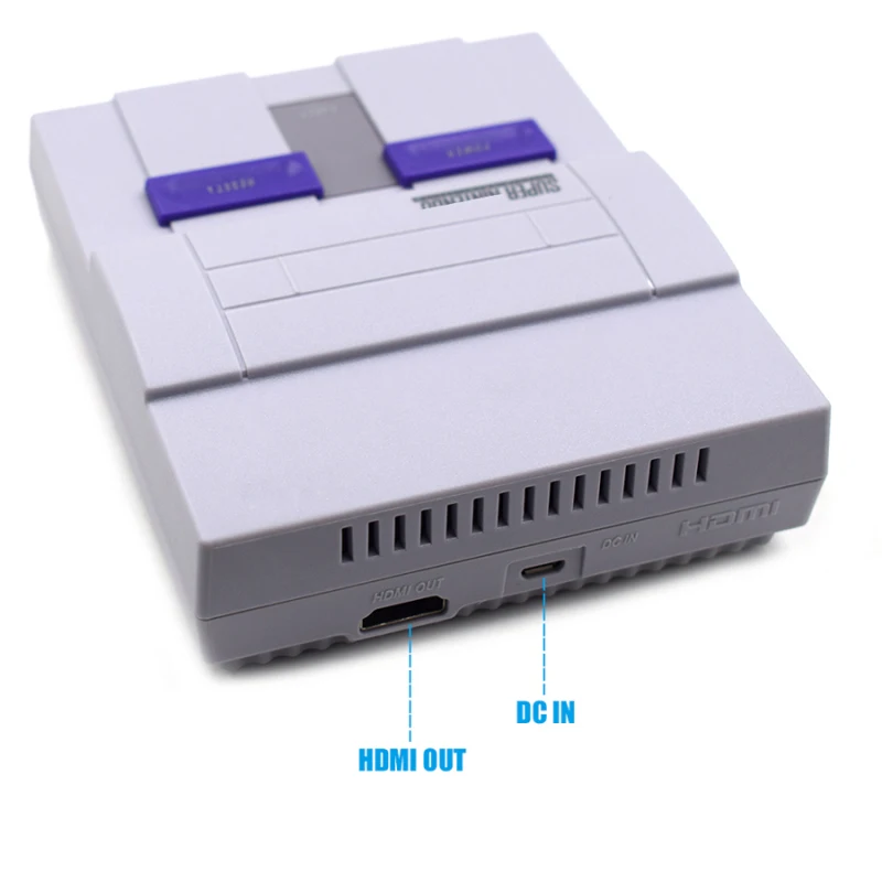 Super SNES 21 games Retro SNES game console 16-bit SNES MINI game console with US/UK/EU plug, Gray
Super SNES 21 games Retro SNES game console 16-bit SNES MINI game console with US/UK/EU plug, Gray