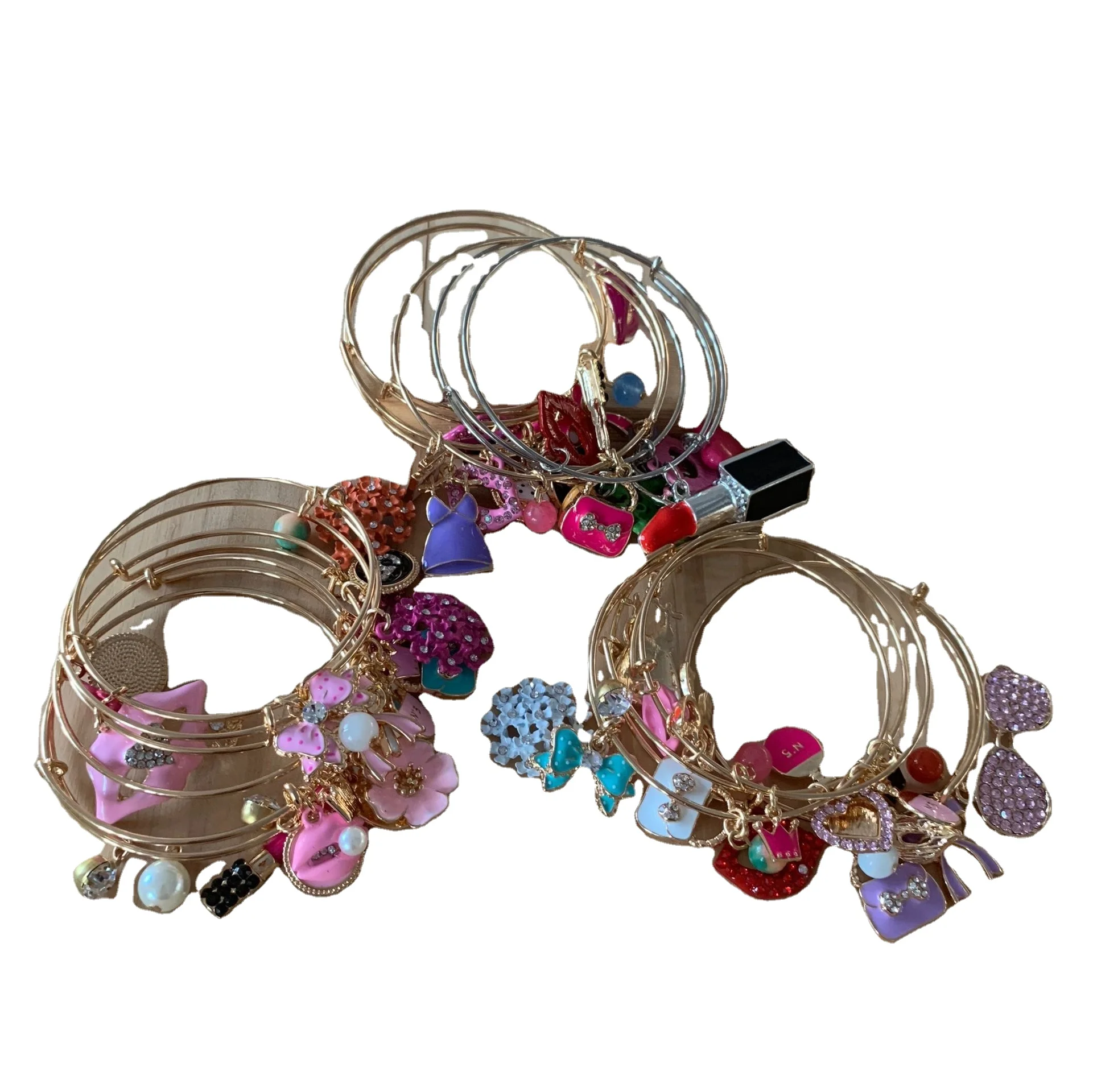 lady bling alloy metal charm expandable bangles various color enamel metal charms bangle bracelets customize charm bracelets
lady bling alloy metal charm expandable bangles various color enamel metal charms bangle bracelets customize charm bracelets