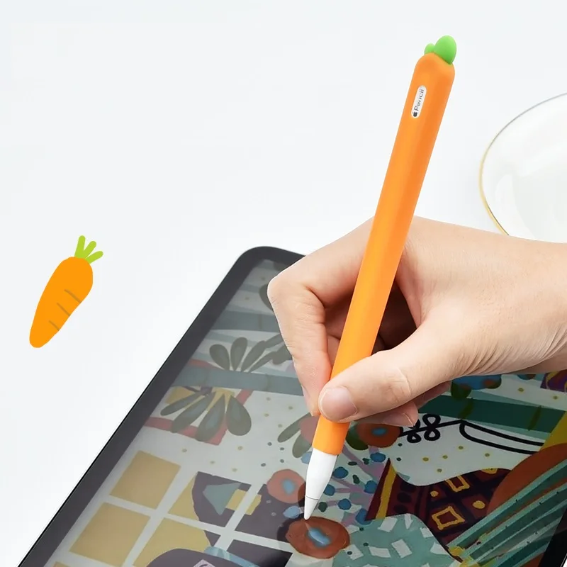 2020 Cute Soft Carrot Avocado Silicone Pen Cover For Apple Pencil 1/2 Writing Protection Anti-scratch Full Protective Case
2020 Cute Soft Carrot Avocado Silicone Pen Cover For Apple Pencil 1/2 Writing Protection Anti-scratch Full Protective Case