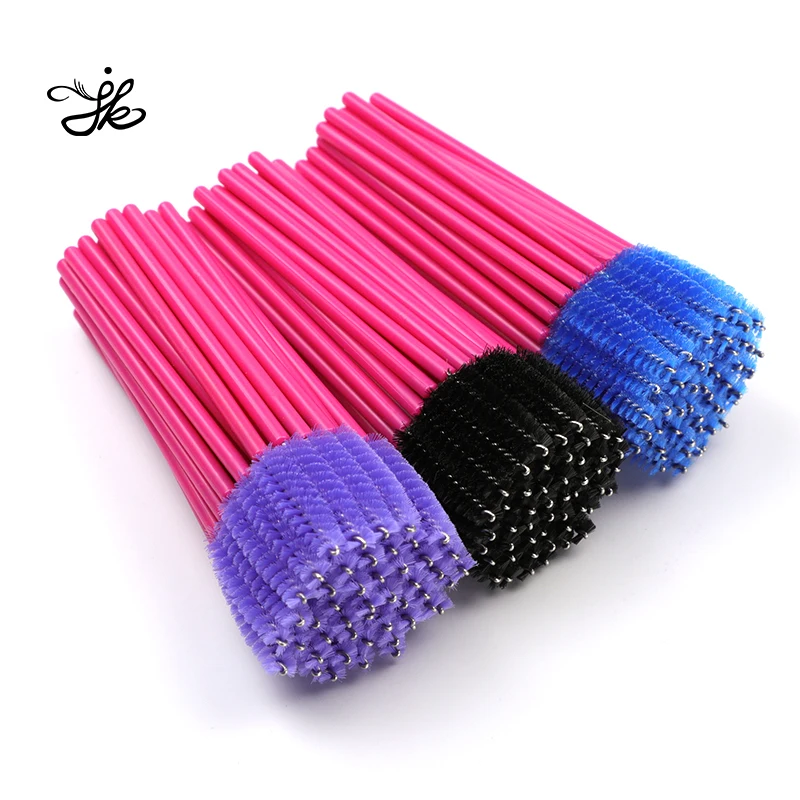 Solid Disposable Handle Nylon Wands Spoolies Brow Eyelash Extension Mascara Brush, Pink, white, black, yellow, blue and grey
Solid Disposable Handle Nylon Wands Spoolies Brow Eyelash Extension Mascara Brush, Pink, white, black, yellow, blue and grey