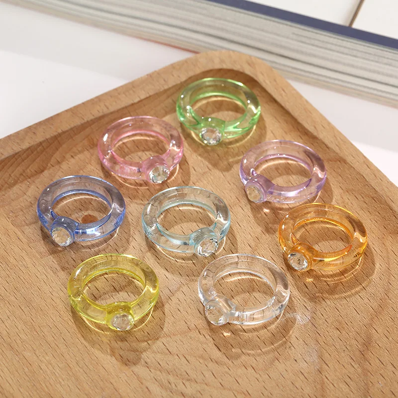 Wholesale 2021 Newest Korean Colorful Acrylic Resin Openwork Finger Ring Clear Acrylic Resin Chunky Ring For Women, Picture shows
Wholesale 2021 Newest Korean Colorful Acrylic Resin Openwork Finger Ring Clear Acrylic Resin Chunky Ring For Women, Picture shows