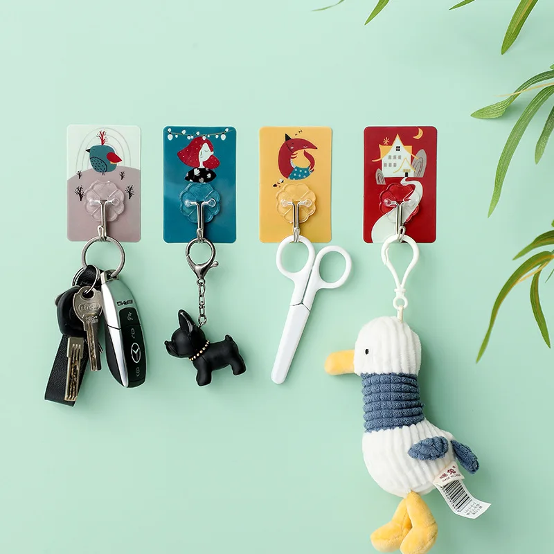 4pcs Heavy Duty Adhesive Novelty Carton design Utility Hooks for home kitchen bathroom waterproof
4pcs Heavy Duty Adhesive Novelty Carton design Utility Hooks for home kitchen bathroom waterproof