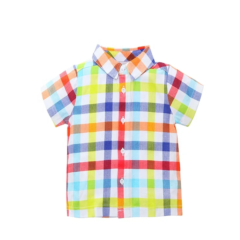 FITBEAR Brand Baby Boys T-shirt 100%Cotton Short Sleeve Baby Fashion Outing Toddler Clothing, Checkered
FITBEAR Brand Baby Boys T-shirt 100%Cotton Short Sleeve Baby Fashion Outing Toddler Clothing, Checkered