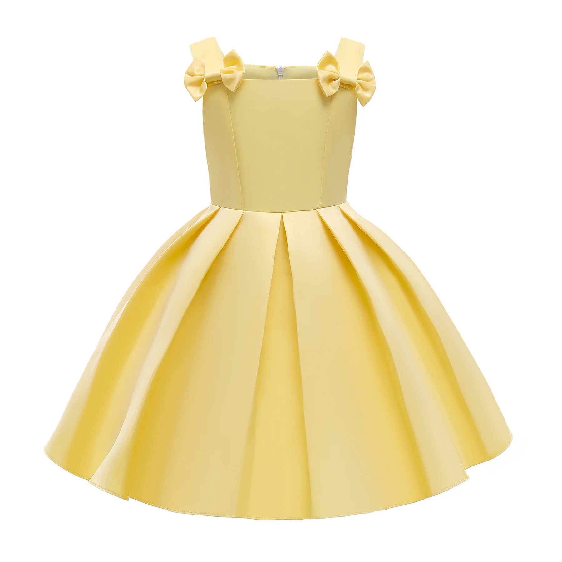 2021 solid color princess dress Little Girls Bridal Satin Bow Rhinestone Flowers Girls Dresses
2021 solid color princess dress Little Girls Bridal Satin Bow Rhinestone Flowers Girls Dresses
