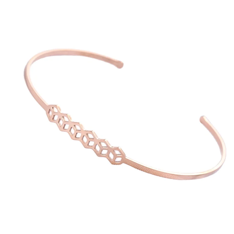Cuff Bracelet Stainless Steel Gold Plated Fashion Women Jewelry Decoration Cubic Zirconia Customized Designs Bracelets, Bangles, Gold rose gold
Cuff Bracelet Stainless Steel Gold Plated Fashion Women Jewelry Decoration Cubic Zirconia Customized Designs Bracelets, Bangles, Gold rose gold