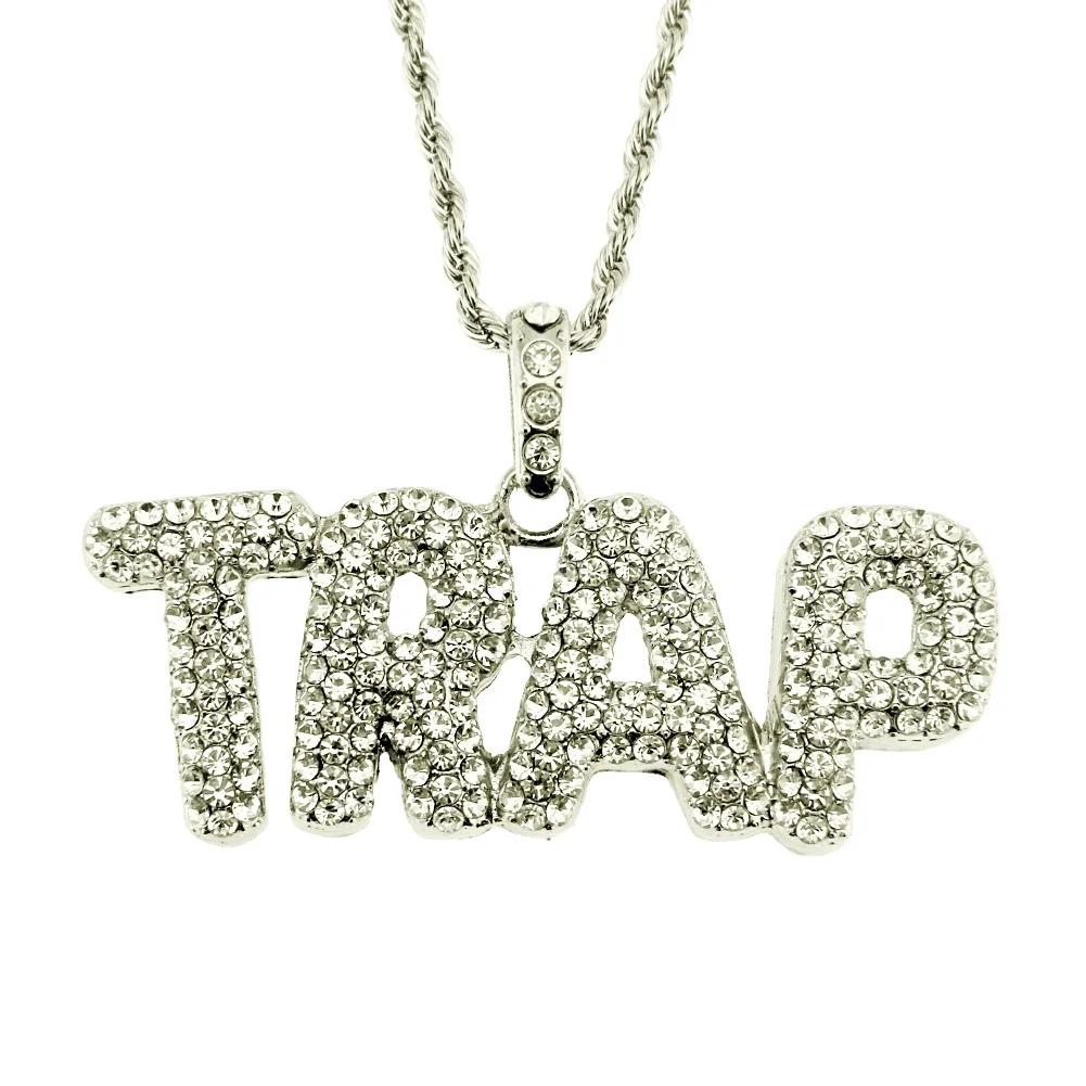 2021 Hip Hop Men Jewelry Letter Trap Bling Copper Pentdan Iced Out changeable Necklace
2021 Hip Hop Men Jewelry Letter Trap Bling Copper Pentdan Iced Out changeable Necklace