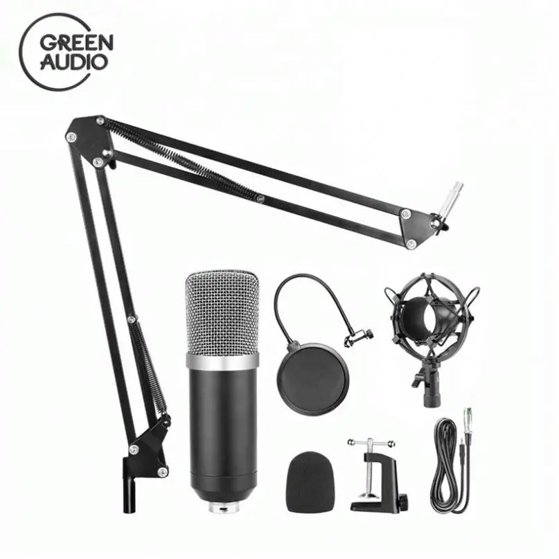 BM-800 Studio Microphone Condenser With High Quality, Black color
BM-800 Studio Microphone Condenser With High Quality, Black color