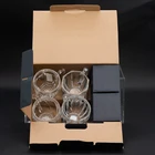 turkish crystal decorative water glass cups keep tea cup glass set