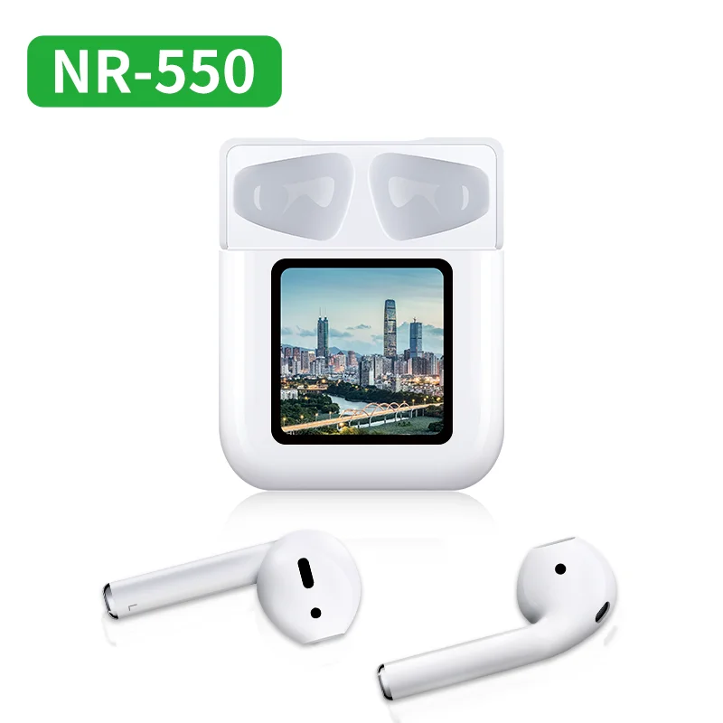Hot Sale NR550 Customized set Logo on screen touch True Stereo Wireless TWS Earbuds Wireless Earphones
Hot Sale NR550 Customized set Logo on screen touch True Stereo Wireless TWS Earbuds Wireless Earphones