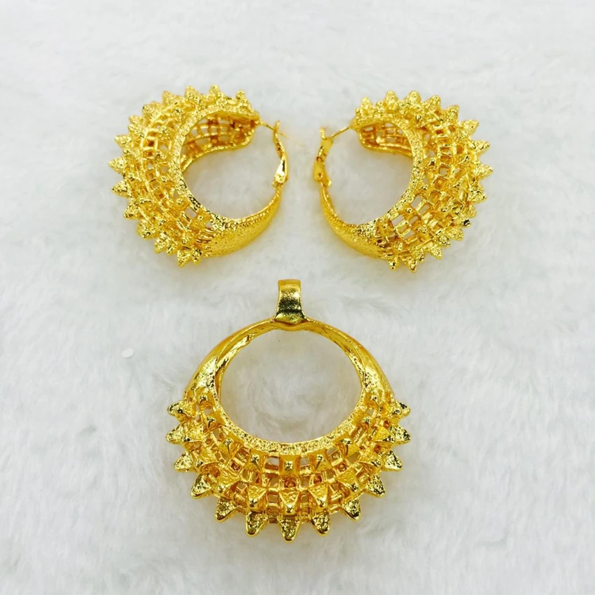 24k gold plated african jewelry sets necklace and earrings for summer season small medium big earrings pearl jewelry - 5
24k gold plated african jewelry sets necklace and earrings for summer season small medium big earrings pearl jewelry - 5