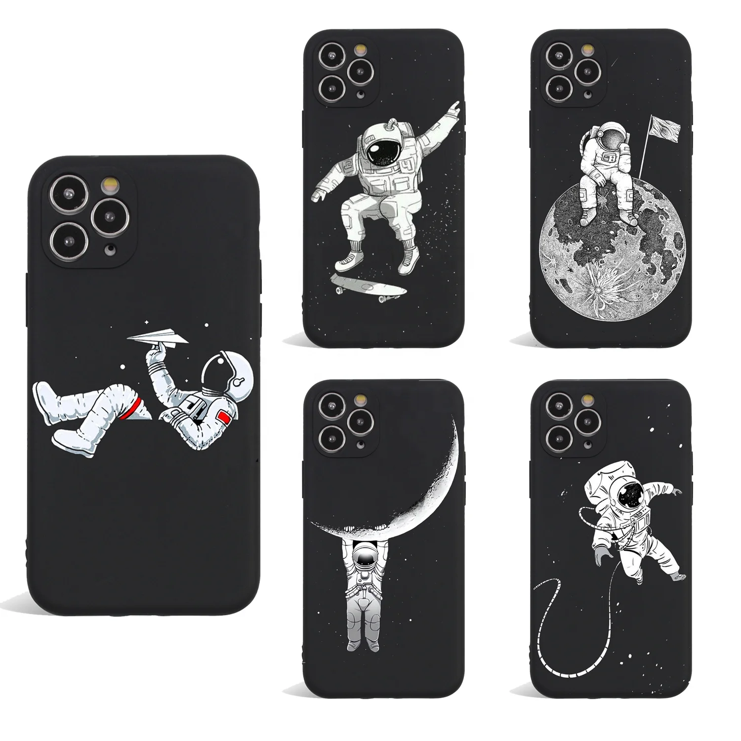 Ready to ship creative printed outer space spaceman pattern tpu matte shockproof phone case for iPhone
Ready to ship creative printed outer space spaceman pattern tpu matte shockproof phone case for iPhone