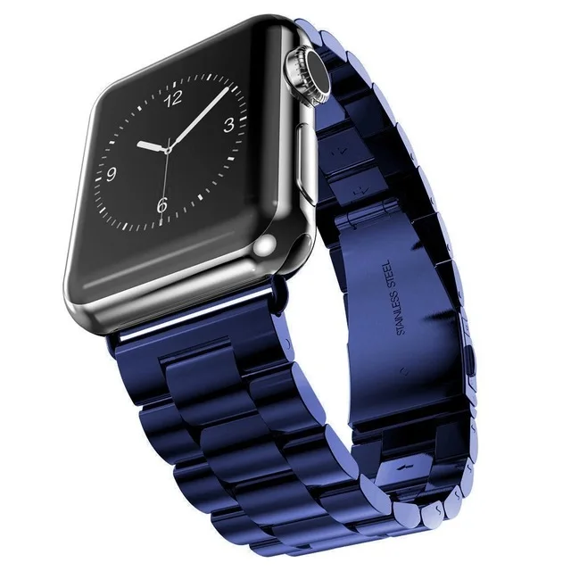 Stainless Steel strap for Apple Watch band 44mm 40mm iWatch band 42mm/38mm Metal Bracelet Apple watch serie 5 4 3 se 6, Red, blue
Stainless Steel strap for Apple Watch band 44mm 40mm iWatch band 42mm/38mm Metal Bracelet Apple watch serie 5 4 3 se 6, Red, blue