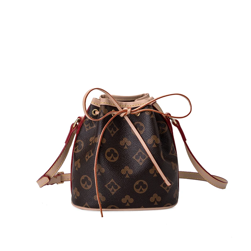 Factory wholesale design luxury pu leather bag for ladies cell phone pouch business long wtrap bucket bags luxury women handbags, Black/brown
Factory wholesale design luxury pu leather bag for ladies cell phone pouch business long wtrap bucket bags luxury women handbags, Black/brown