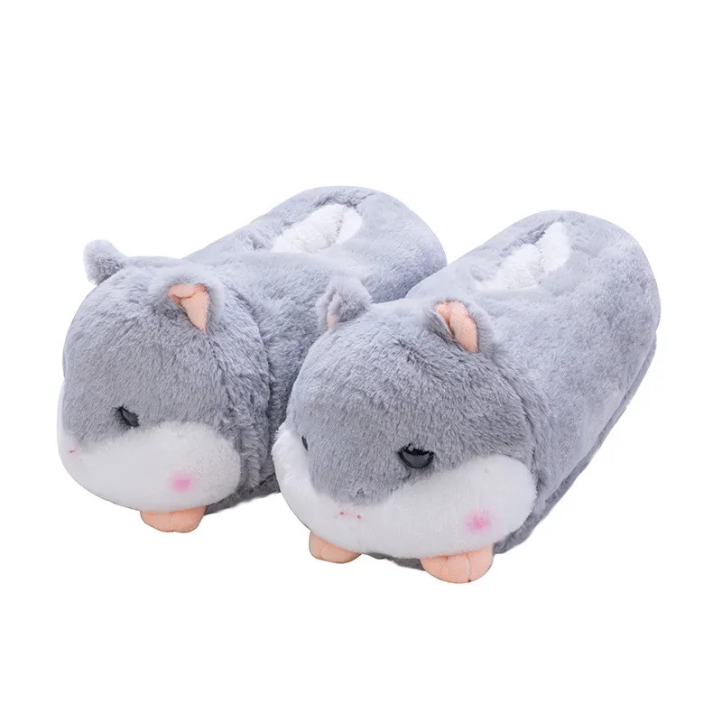 Plush Winter Hamster Home Cotton Indoor Shoes Warm Big Head Dormitory Slippers, As the picture display
Plush Winter Hamster Home Cotton Indoor Shoes Warm Big Head Dormitory Slippers, As the picture display