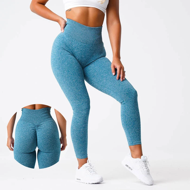 Soft Ultra-stretch Seamless Gym Pants Women Ruched Back Speckled High Waist compressed Yoga Leggings Fitness Sports Wear Clothes
Soft Ultra-stretch Seamless Gym Pants Women Ruched Back Speckled High Waist compressed Yoga Leggings Fitness Sports Wear Clothes