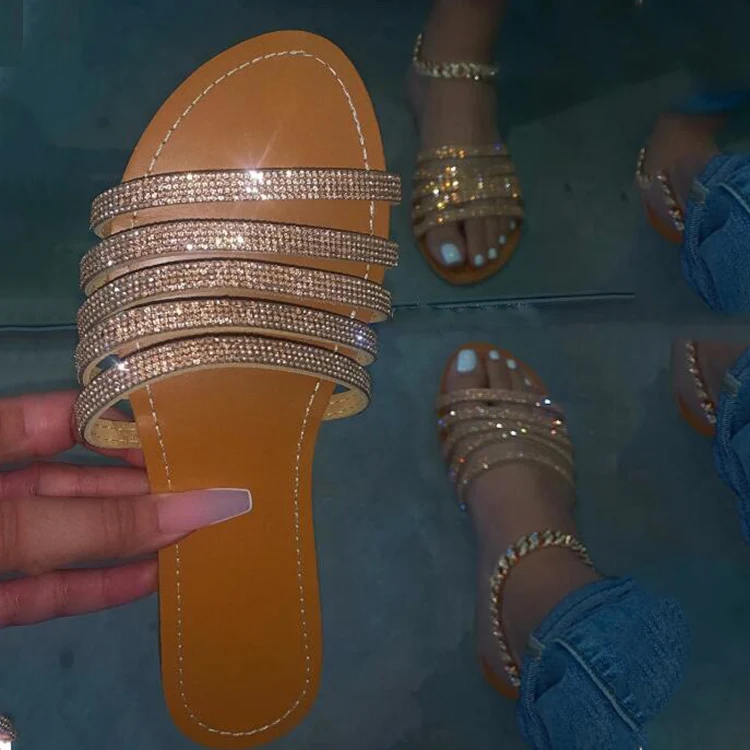 2021 Wholesale Ladies Summer Sandals Cute Platform Summer Sandals Women Shiny Beach Slippers
2021 Wholesale Ladies Summer Sandals Cute Platform Summer Sandals Women Shiny Beach Slippers