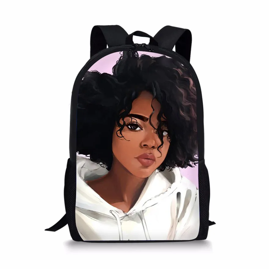2021 New Design Custom Black Art African Girls Printed Bookbags Kids Children Student College School Bags Backpack For Girls
2021 New Design Custom Black Art African Girls Printed Bookbags Kids Children Student College School Bags Backpack For Girls