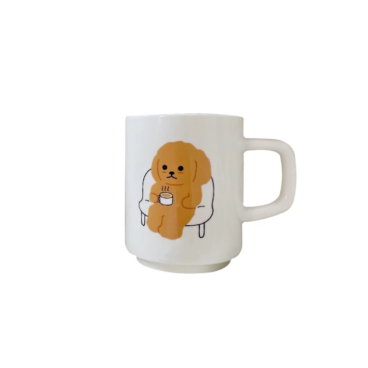 HY OEM Korean style ins cute teddy dog mug ceramic cup coffee breakfast milk cup couple ceramic latte cup
HY OEM Korean style ins cute teddy dog mug ceramic cup coffee breakfast milk cup couple ceramic latte cup
