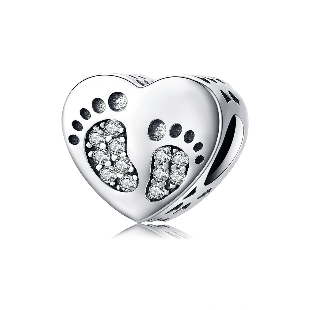 BAMOER Footprints Heart Charm fit for Women Original Silver Bracelet Bangle 925 Sterling Silver Fashion Jewelry SCC1395
BAMOER Footprints Heart Charm fit for Women Original Silver Bracelet Bangle 925 Sterling Silver Fashion Jewelry SCC1395