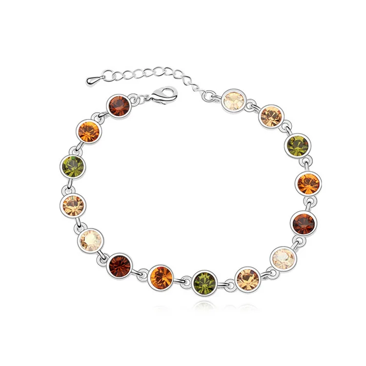 Crystal Bracelet Girl's Flowing Star Light Sweet Diamond Inlaid Single Layer Bracelet
Crystal Bracelet Girl's Flowing Star Light Sweet Diamond Inlaid Single Layer Bracelet