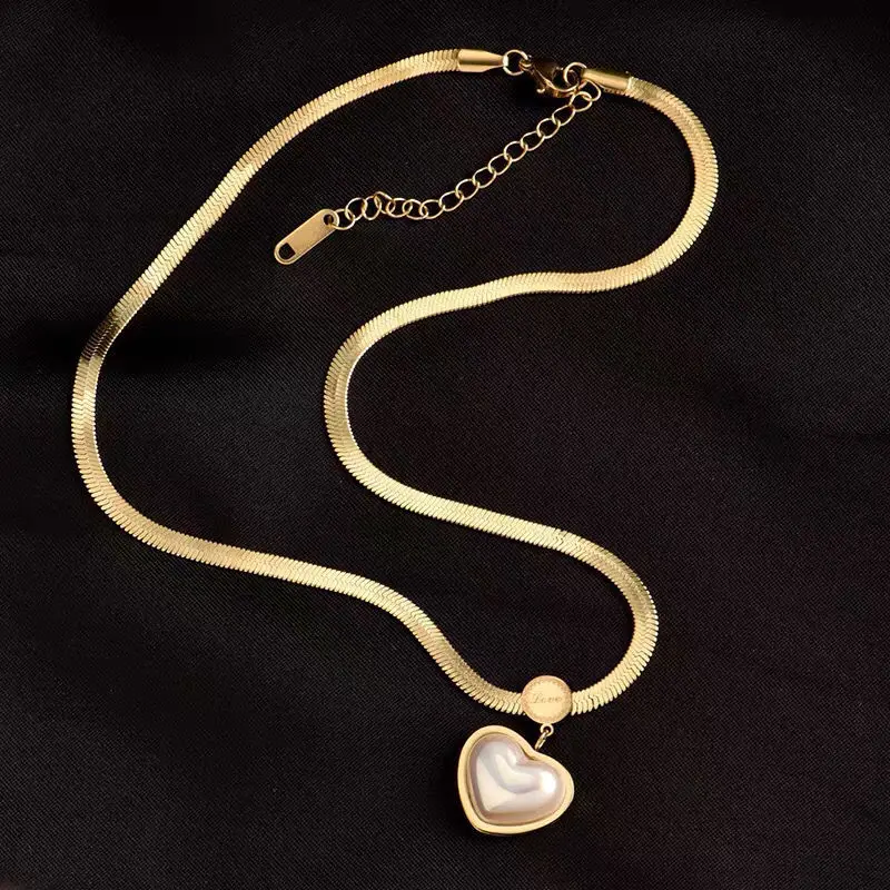 Peach Heart Light Luxury Love Fashion All Match Pearl Necklace Pendants For Necklace
Peach Heart Light Luxury Love Fashion All Match Pearl Necklace Pendants For Necklace