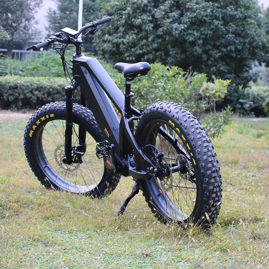 Power sport 1000W fat tire electric bike bafang mid drive motor ebike in dual battery
Power sport 1000W fat tire electric bike bafang mid drive motor ebike in dual battery
