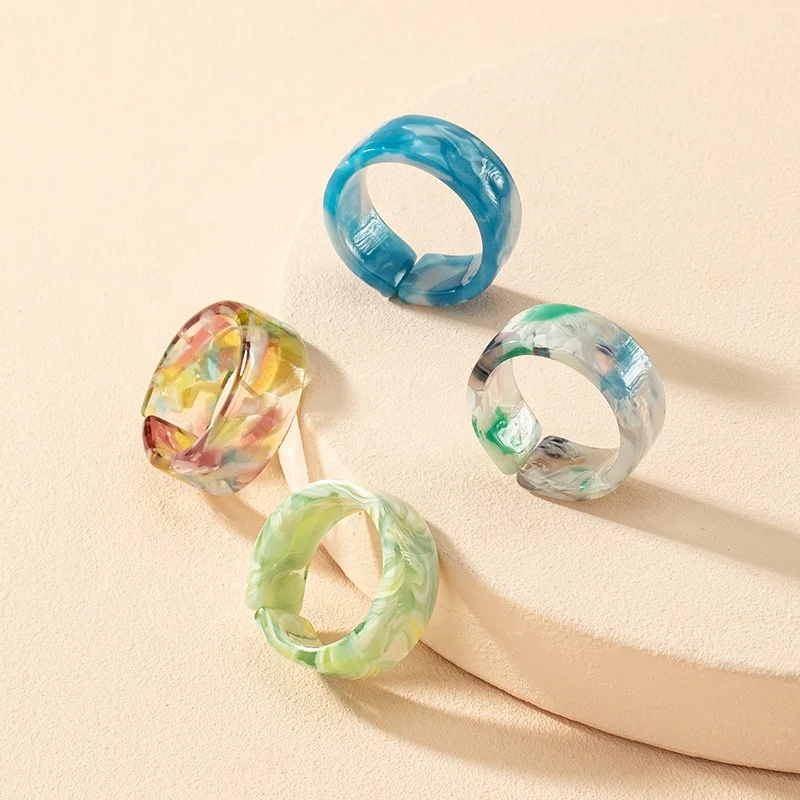 Simple Acetate Transparent Colorful open C-shaped Circle adjustable chunky acrylic finger resin rings, As you choose
Simple Acetate Transparent Colorful open C-shaped Circle adjustable chunky acrylic finger resin rings, As you choose
